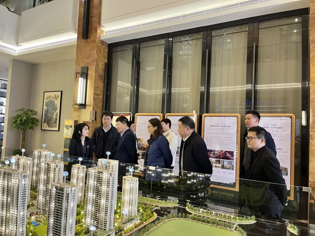 集团公司纪委书记孙铁石一行调研湘潭公司万楼新城片区项目